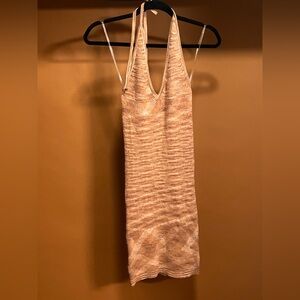 Wild fable halter desert Tan knit Dress